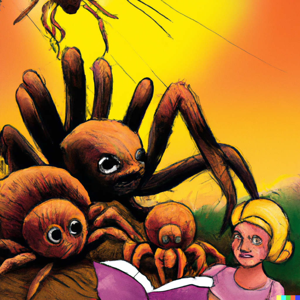 DALL·E 2022-10-28 23.17.49 - spiders are wonderful childrens book.png